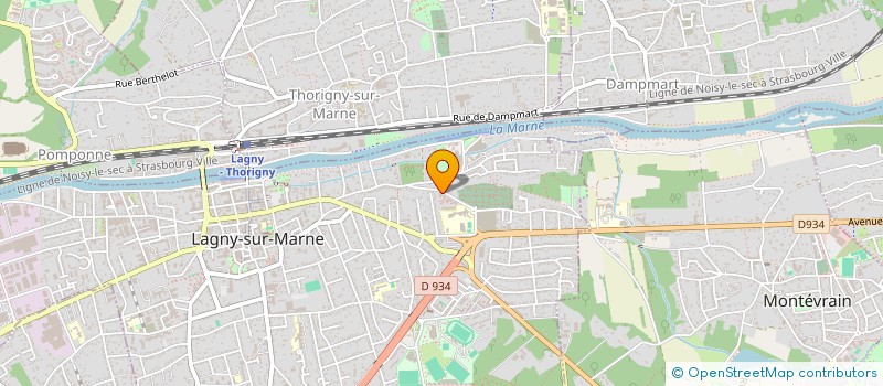 localisation de l'entreprise MONSIEUR THIBAULT PEREIRA  LAGNY-SUR-MARNE