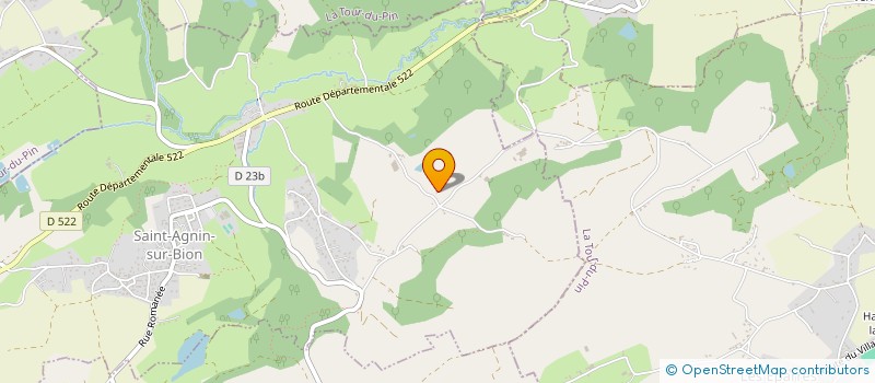 localisation de l'entreprise MONSIEUR THIBAULT PERRAILLON  SAINT-AGNIN-SUR-BION