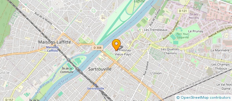 localisation de l'entreprise MONSIEUR THIBAULT PERROY  SARTROUVILLE