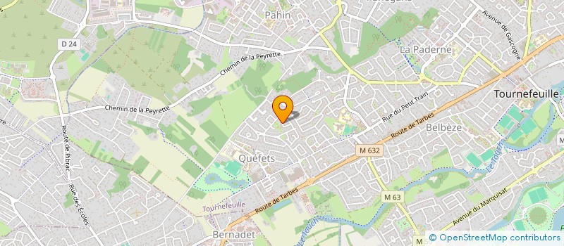 localisation de l'entreprise MONSIEUR THIBAULT PETIT  TOURNEFEUILLE