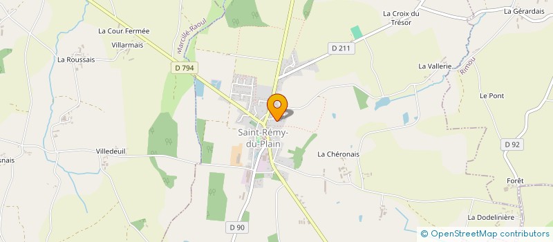 localisation de l'entreprise MONSIEUR THIBAULT PHILIPPES DE CANTILLY  SAINT-REMY-DU-PLAIN