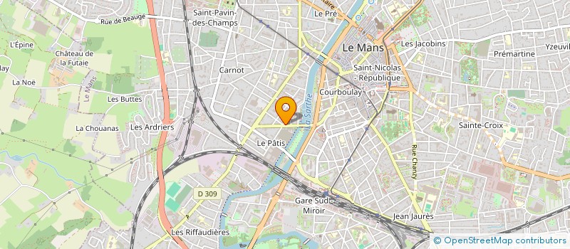 localisation de l'entreprise MONSIEUR THIBAULT PIERRISNARD à LE MANS
