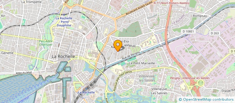 localisation de l'entreprise MONSIEUR THIBAULT PIERSIALA  LA ROCHELLE