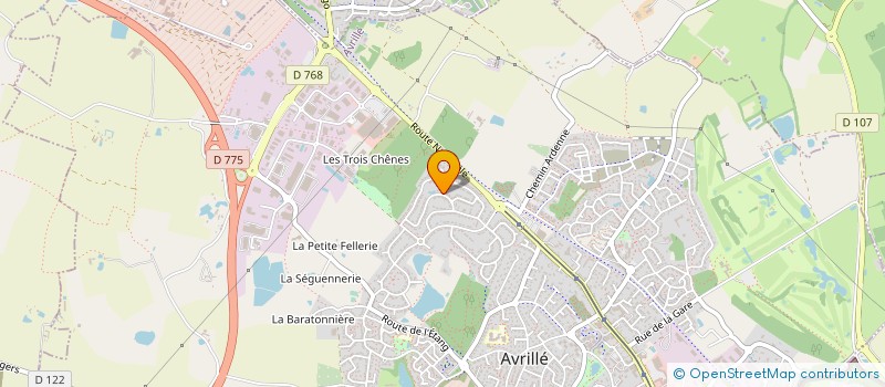 localisation de l'entreprise MONSIEUR THIBAULT PINCHON à AVRILLE