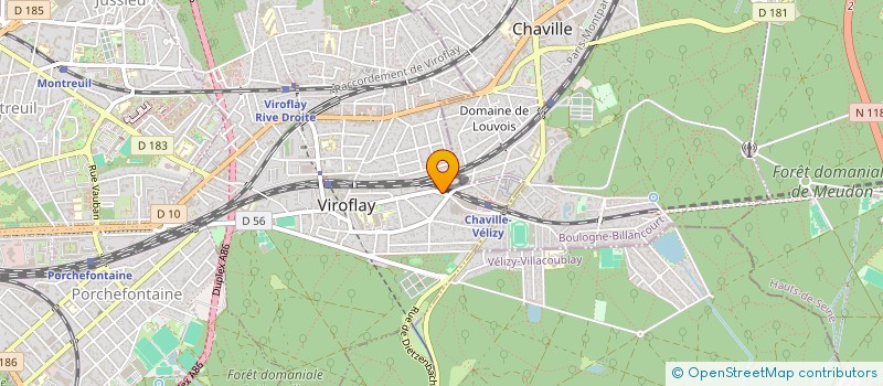 localisation de l'entreprise MONSIEUR THIBAULT PION  VIROFLAY