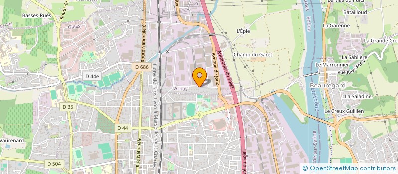 localisation de l'entreprise MONSIEUR THIBAULT PIPONNIER  ARNAS