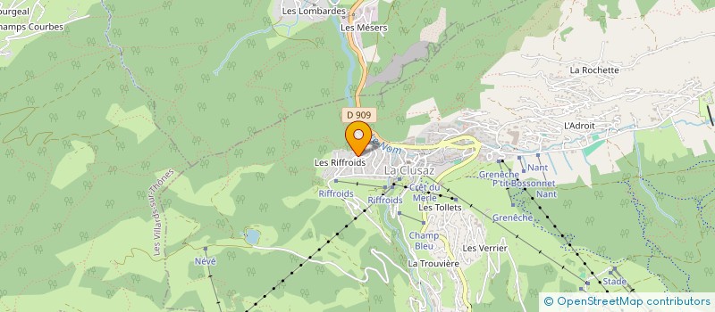 localisation de l'entreprise MONSIEUR THIBAULT POLLET-VILLARD à LA CLUSAZ