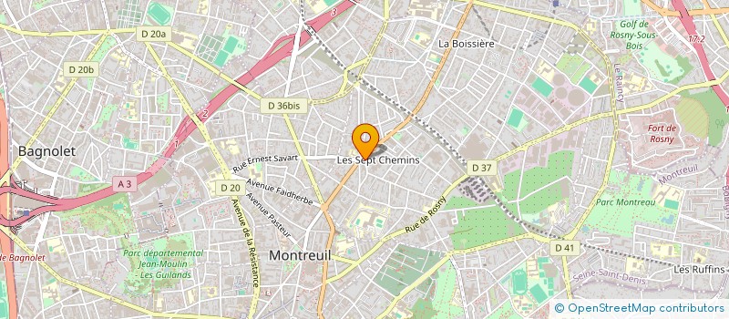 localisation de l'entreprise MONSIEUR THIBAULT PORTIER à MONTREUIL