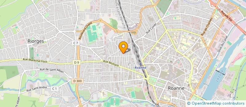 localisation de l'entreprise MONSIEUR THIBAULT POYET  ROANNE