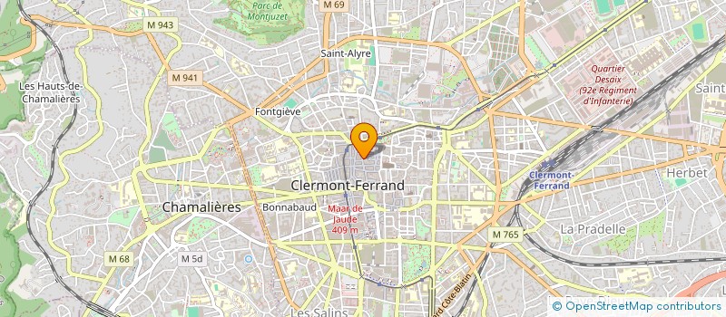 localisation de l'entreprise MONSIEUR THIBAULT PRUGNE à CLERMONT-FERRAND