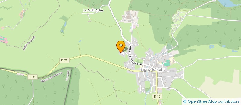 localisation de l'entreprise MONSIEUR THIBAULT PRUSSE  SIGNY-LE-PETIT