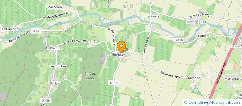 localisation de l'entreprise MONSIEUR THIBAULT RAGUET  MONTBELLET