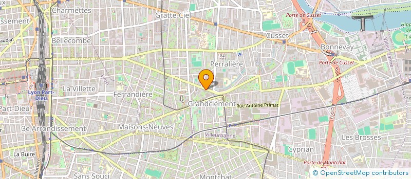 localisation de l'entreprise MONSIEUR THIBAULT RAMPIN  VILLEURBANNE