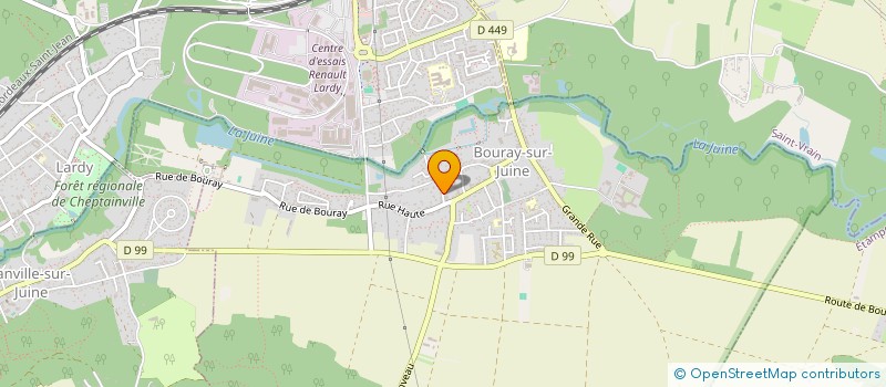 localisation de l'entreprise MONSIEUR THIBAULT RAVISSAC  BOURAY-SUR-JUINE