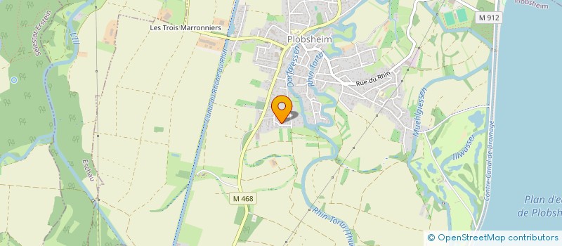 localisation de l'entreprise MONSIEUR THIBAULT REMETTER  PLOBSHEIM