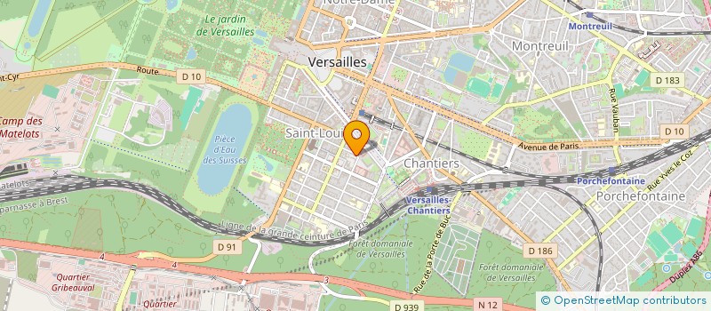 localisation de l'entreprise MONSIEUR THIBAULT RENIER à VERSAILLES