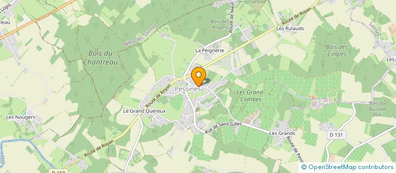 localisation de l'entreprise MONSIEUR THIBAULT RENOULLEAU  PESSINES