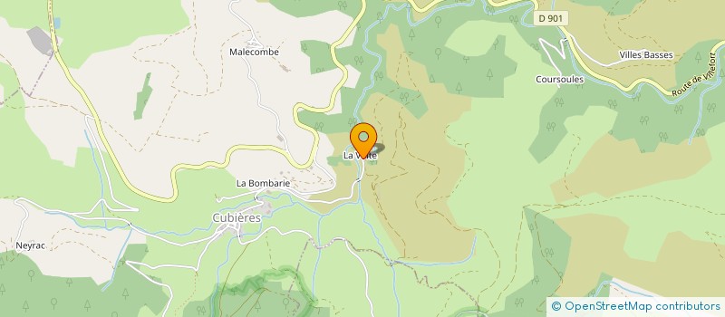 localisation de l'entreprise MONSIEUR THIBAULT REVERSAT  CUBIERES