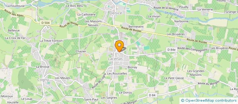 localisation de l'entreprise MONSIEUR THIBAULT REVOYRE  LACENAS