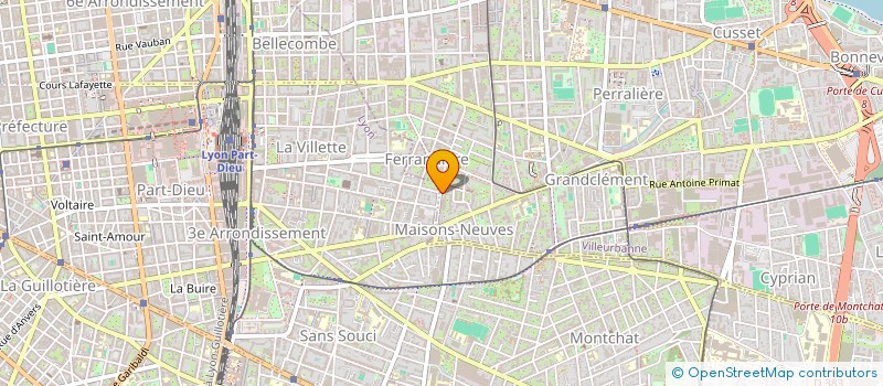 localisation de l'entreprise MONSIEUR THIBAULT RHEIMS  VILLEURBANNE