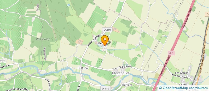 localisation de l'entreprise MONSIEUR THIBAULT RICHARD  MONTBELLET