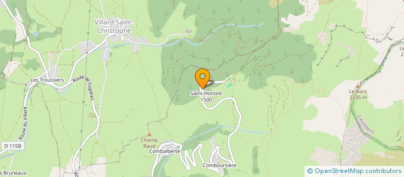 localisation de l'entreprise MONSIEUR THIBAULT RIVAL  SAINT-HONORE