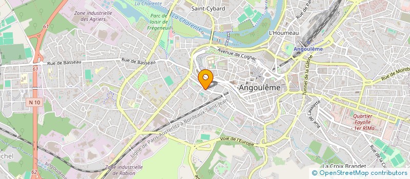 localisation de l'entreprise MONSIEUR THIBAULT ROCHE à ANGOULEME