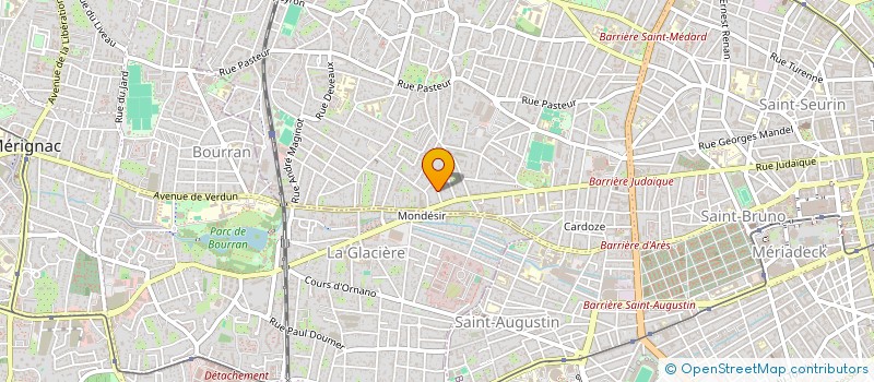 localisation de l'entreprise MONSIEUR THIBAULT ROLLAND-PIEGUE  BORDEAUX