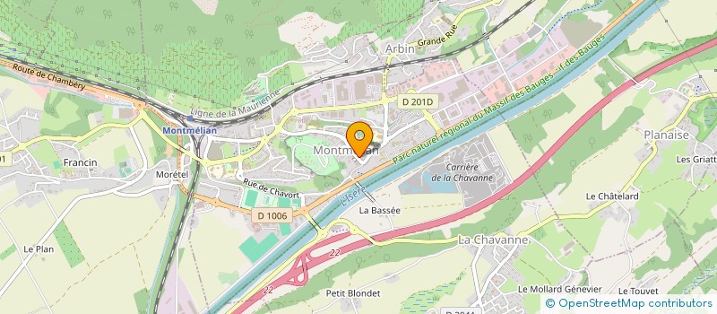 localisation de l'entreprise MONSIEUR THIBAULT ROSAZ  MONTMELIAN