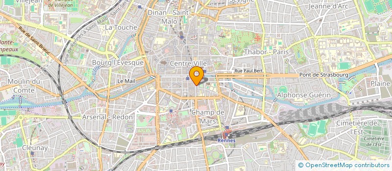 localisation de l'entreprise MONSIEUR THIBAULT ROUSSEL  RENNES