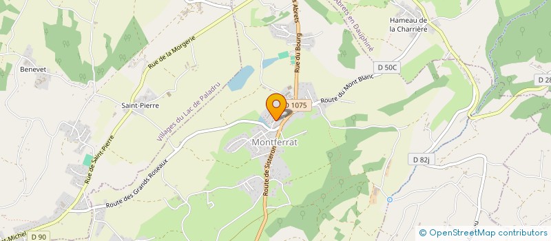 localisation de l'entreprise MONSIEUR THIBAULT ROUX  MONTFERRAT