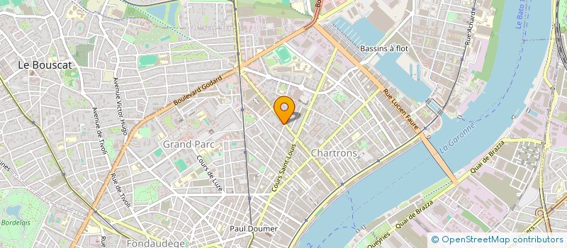 localisation de l'entreprise MONSIEUR THIBAULT SAINT-MARTIN  BORDEAUX