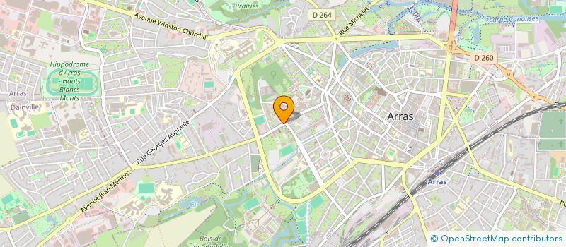 localisation de l'entreprise MONSIEUR THIBAULT SARGENTINI à ARRAS