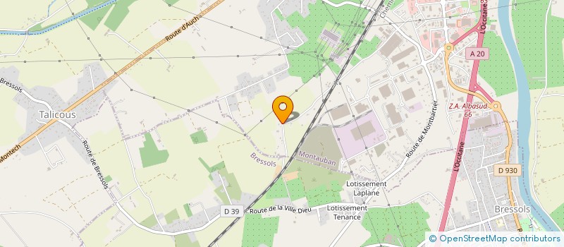 localisation de l'entreprise MONSIEUR THIBAULT SARRAUTE  MONTAUBAN