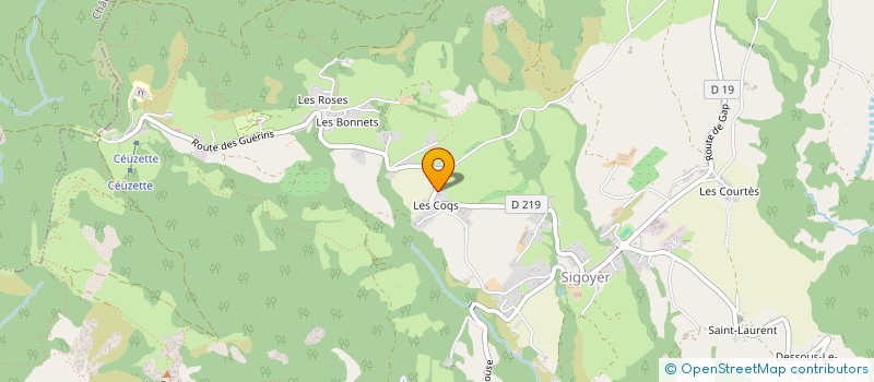 localisation de l'entreprise MONSIEUR THIBAULT SAUBUSSE  SIGOYER