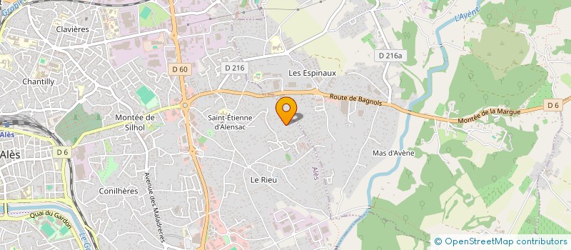 localisation de l'entreprise MONSIEUR THIBAULT SAURY  ALES