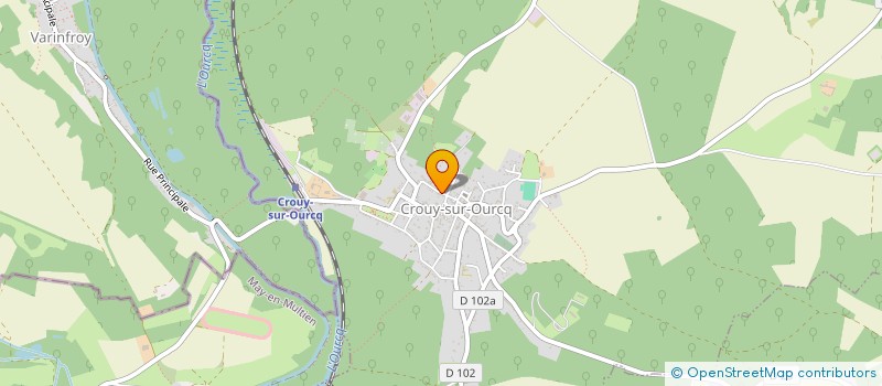 localisation de l'entreprise MONSIEUR THIBAULT SAUVAGET  CROUY-SUR-OURCQ