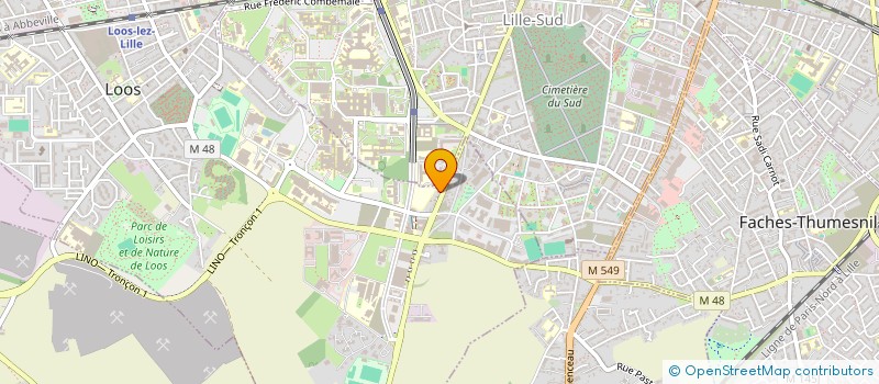 localisation de l'entreprise MONSIEUR THIBAULT SIX  LOOS