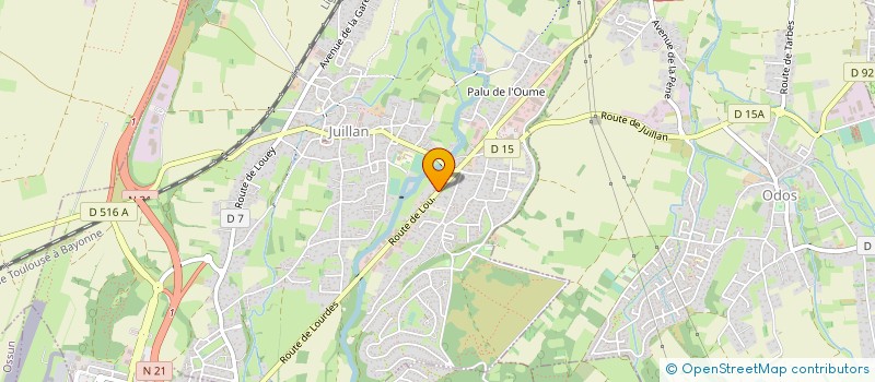 localisation de l'entreprise MONSIEUR THIBAULT SOLANS  JUILLAN