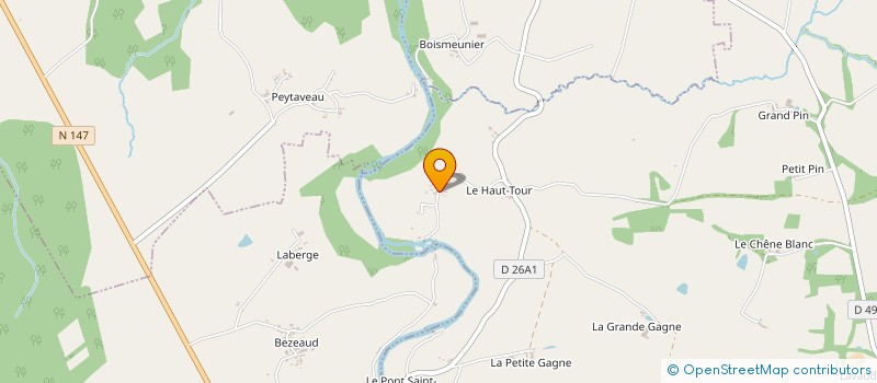 localisation de l'entreprise MONSIEUR THIBAULT SOUCHAUD à SAINT-SORNIN-LA-MARCHE