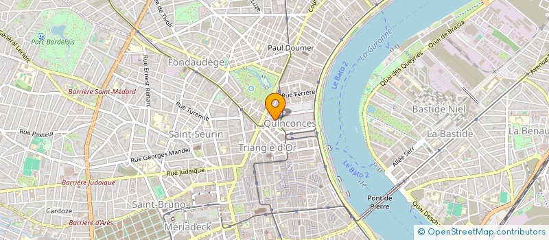 localisation de l'entreprise MONSIEUR THIBAULT SUDRE  BORDEAUX