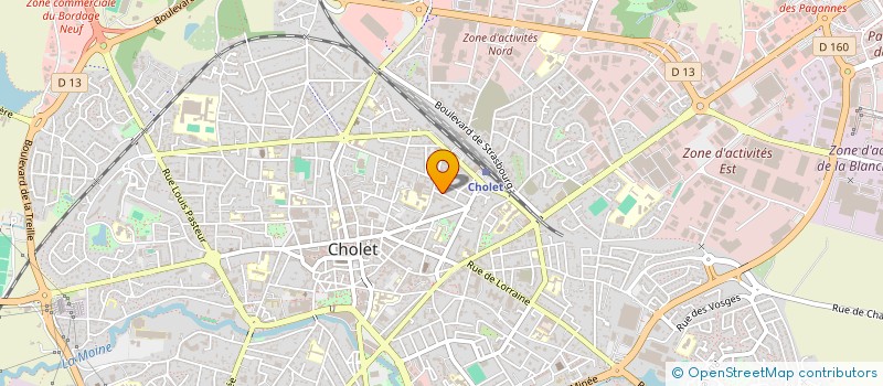 localisation de l'entreprise MONSIEUR THIBAULT TABAREAU à CHOLET