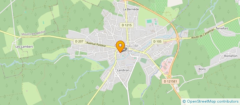 localisation de l'entreprise MONSIEUR THIBAULT TADDEI  CASTELNAU-DE-MEDOC