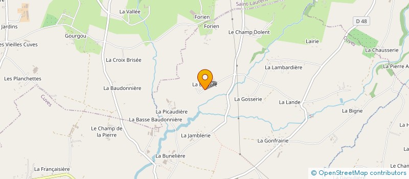 localisation de l'entreprise MONSIEUR THIBAULT TARAL  CUVES