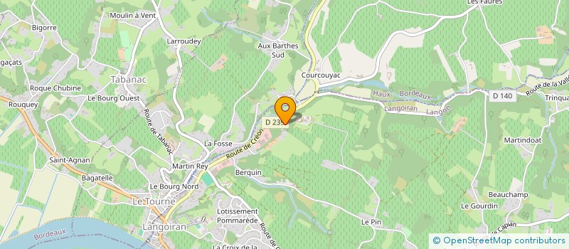 localisation de l'entreprise MONSIEUR THIBAULT TOUZE  LANGOIRAN