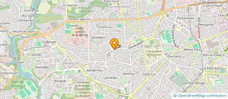 localisation de l'entreprise MONSIEUR THIBAULT TREGOAT à BREST