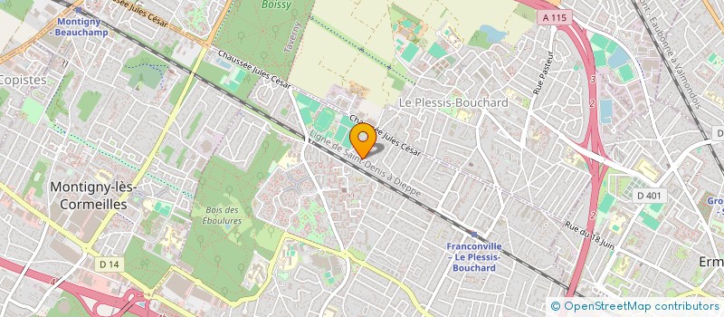 localisation de l'entreprise MONSIEUR THIBAULT TRUCHOT  LE PLESSIS-BOUCHARD