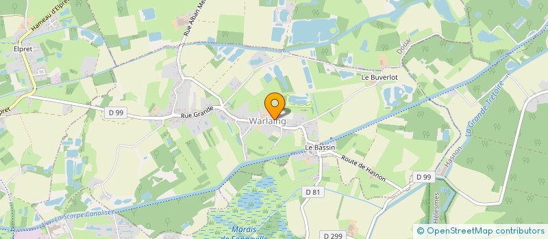 localisation de l'entreprise MONSIEUR THIBAULT VAILLE à WARLAING