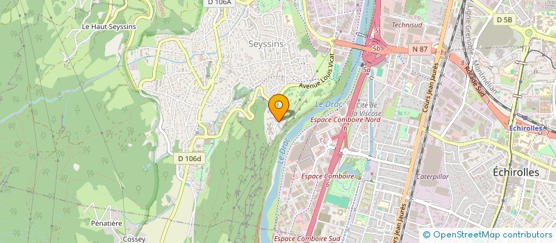 localisation de l'entreprise MONSIEUR THIBAULT VALLET à SEYSSINS