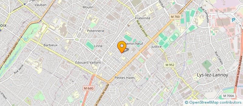 localisation de l'entreprise MONSIEUR THIBAULT VAN BOXSOM à ROUBAIX